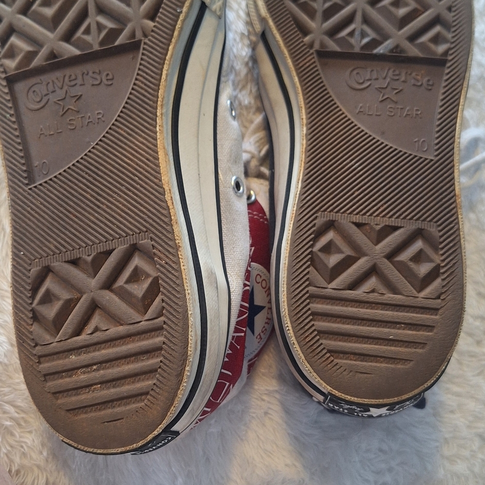 Converse JW Aanderson Hi 70 Chuck Taylors In Split Flag Print Womens 12 Mens 10 - Picture 5 of 5